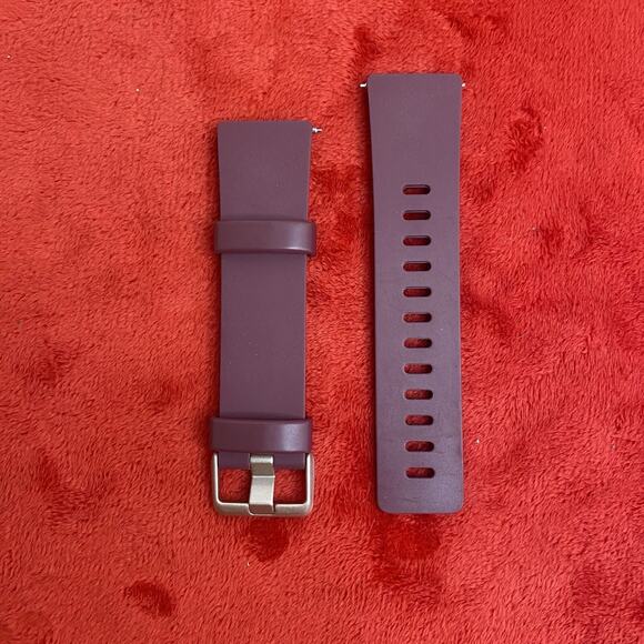 Quick Release Silicone Smart Watch Band Soft Strap Rubber Bracelet Burgundy 22mm - Picture 1 of 9
